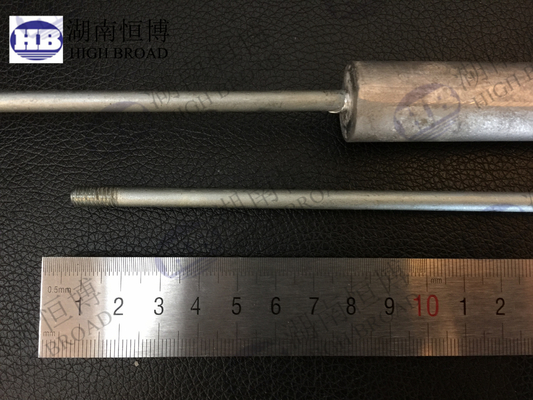 cAST AZ31 Magnesium Anode Rods For Hot Water Heater M6 20x250 AZ31B Mg Rods supplier
