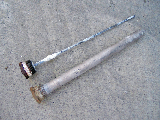Aluminum / Zinc / Magnesium Water Heater Anode Rod For Electric / Solar Tanks MgAlZn alloys supplier