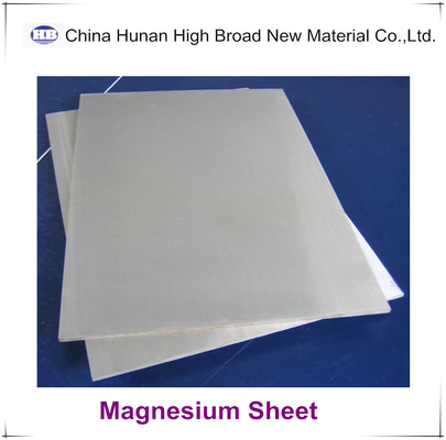 WE43 AZ91 Magnesium Alloy Metal Sheet Plate / AZ31B Magnesium Photoengraving Plate supplier