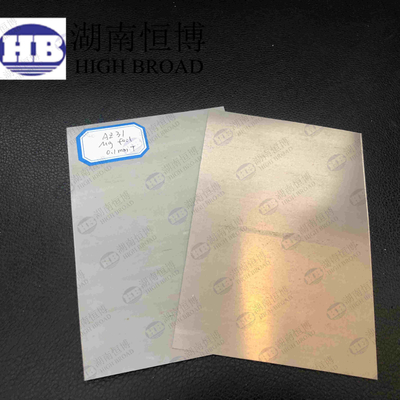 Rolled Magnesium Alloy Sheet Coil 0.1 Mm 0.2 Mm Thick AZ31 For Industrial supplier