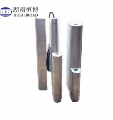 Standard Potential Magnesium Aluminum Sacrificial Anode For Barges Tugs supplier