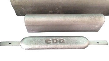 Bracelet Aluminum Sacrificial Anodes For Subsea Steel Pipeline DNV Approved supplier