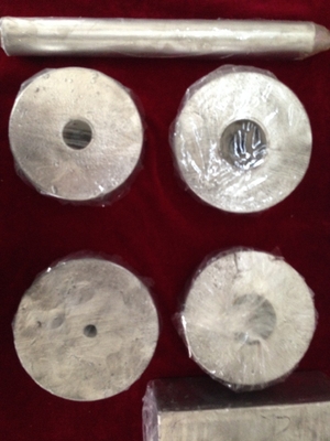 44W 2R5 Magnesium Condenser Anodes / Maganesium Sacrificial Anode For Cathodic Protection Anti Corrosion System supplier