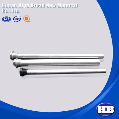 ASTM AZ63 Extruded Magnesium Anode Rod For Solar Water Heater Or AZ31 supplier