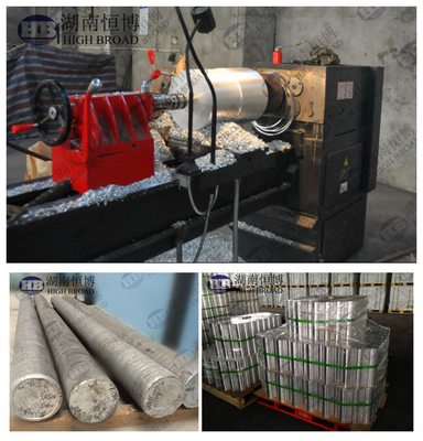 Magnesium Rare Earth Alloy Cast Billet Add Gd Nd Y Sc  Zr Zn Soluble Materials supplier
