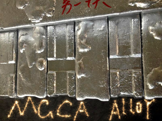 OEM MgCa Magnesium Master Alloy Improve castability creep resistance and tensile strenth supplier
