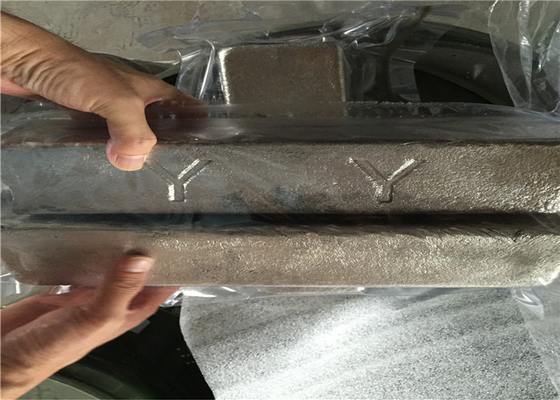 OEM MgY Magnesium Master Alloy / MgY Magnesium Yttrium Improve castability supplier