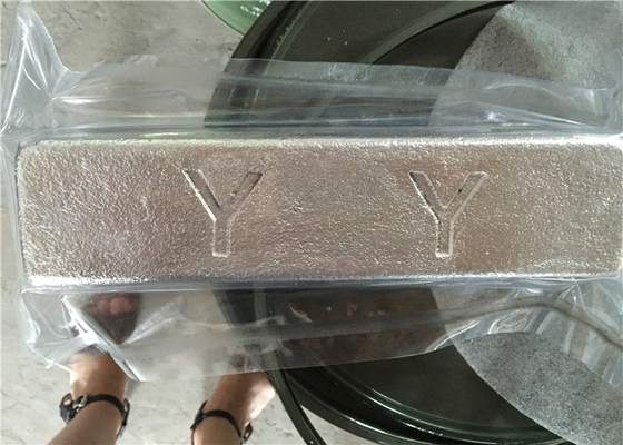 OEM MgY Magnesium Master Alloy / MgY Magnesium Yttrium Improve castability supplier