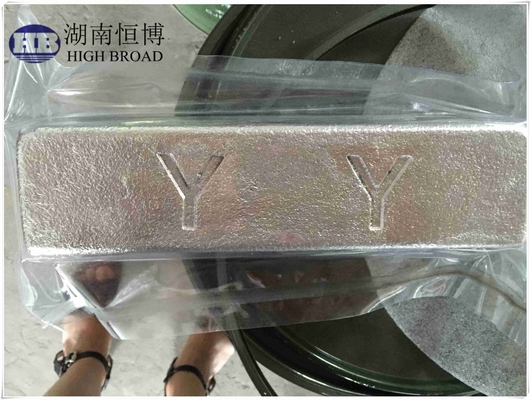 Mgy30 Master Alloy , Magnesium Yttrium master alloys easy to melt supplier