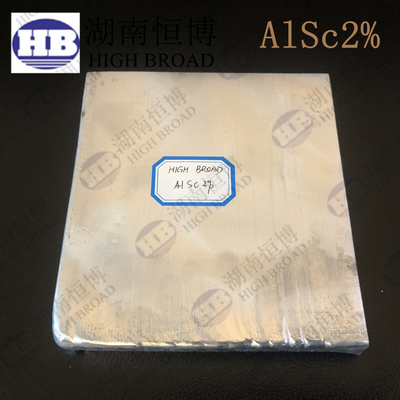 Vacuum Smelting  AlSc30 Scandium Master Alloy For Baseball Bats, Lacrosse Sticks, Bicycle Frames supplier