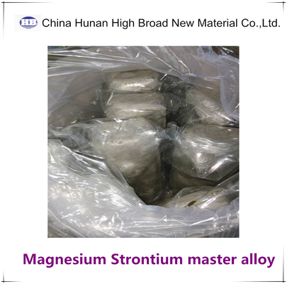 MgSr5 MgSr10 Master Alloy Ingot Magnesium Strontium Master Alloy ISO supplier