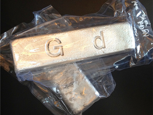 Purity 99.5 Gadolinium Metal Rare Earth Gadolinium Metal For Additive supplier