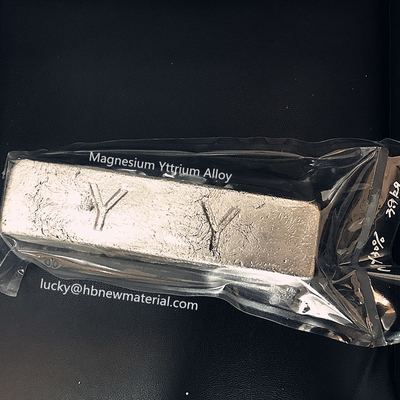 Casting Industry Magnesium Master Alloy , Magnesium Yttrium Alloy Ingot MgY30 supplier