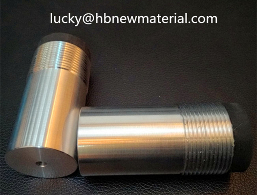 Boron Carbide Straight Hole Sandblasting Nozzles With Steel Jacket , Long Life supplier