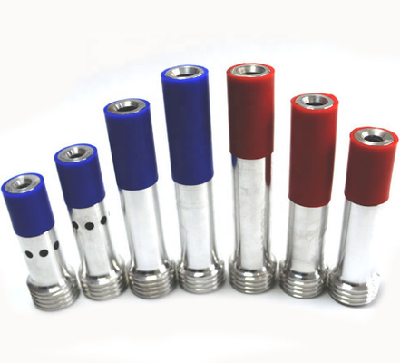 Lined Metal Jacketed Long Venturi Sandblast Nozzle , Boron Carbide Nozzle supplier