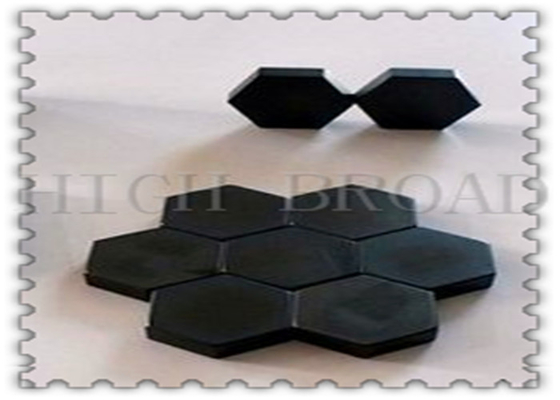 SIC ceramic bulletproof plates Armor Ceramic / OEM Silicon Carbide Armor Ceramic supplier
