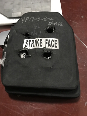 Lightweight Silicon Carbide Sic Bulletproof Plates , Ceramic Body Armor Plate supplier