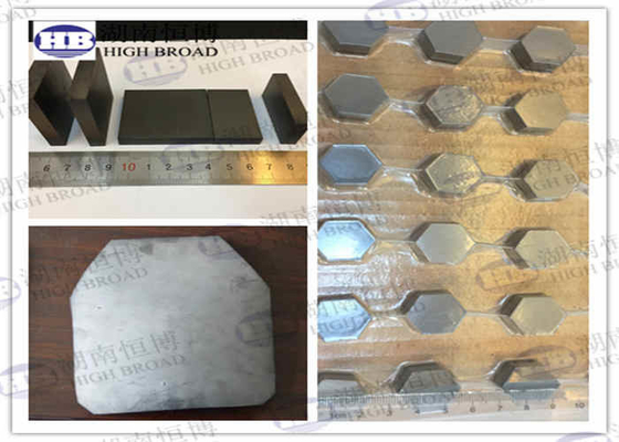 Silicon Carbide SiC Armor Ceramic Bulletproof Plates Boron Carbide B4C supplier