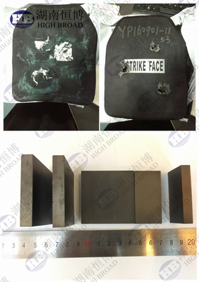 NIJ III/IV Bulletproof Plates Ceramics/Composite Plates Boron Carbide Armor Hexagon Square SW30 SW60 supplier