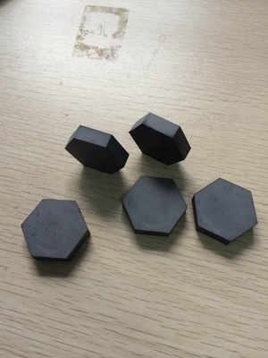 Semi hexagon Ballistic Tiles rectangle short corner single curved bulletproof plate supplier