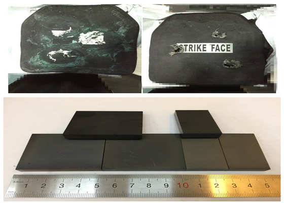 Ceramic Ballistic Armour Plates / Silicon Carbide Ceramic Tiles For Understanding Armor Plate supplier