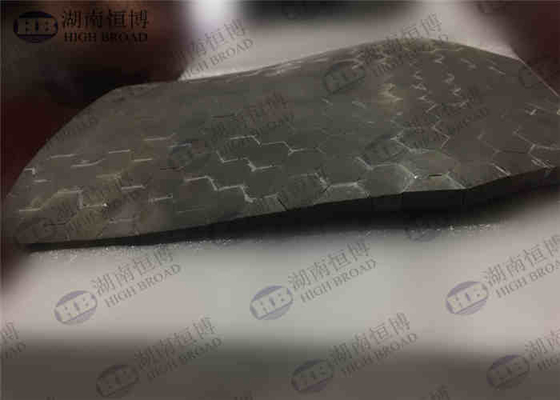 Silicon / Boron Carbide Ceramic Armor Hexagonal Tile Bonded With Hot Pressed supplier