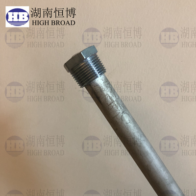 Magnesium 44 Inch AZ31B Water Heater Anode Rod 0.84 Inch Diameter supplier
