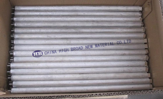 Extruded Magnesium sacrificial Water Heater Anode Rod with ISO9001 2008 supplier
