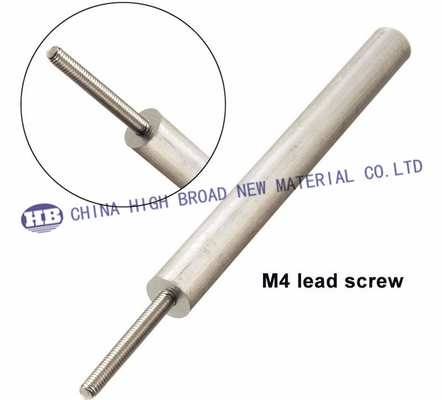 Silver Tone Aluminum Extruded Magnesium Anode Rod 23cm Long for Water Heater supplier