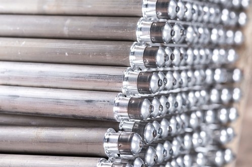 Silver Tone Aluminum Extruded Magnesium Anode Rod 23cm Long for Water Heater supplier