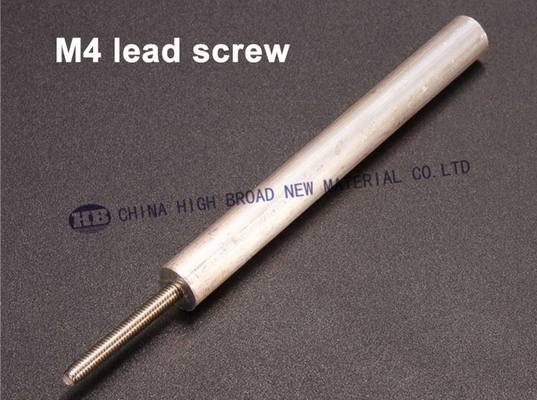 M4 Dia 20mm Shank Diameter Magnesium Anode Rod For Waterboiler Protect Water Heater supplier