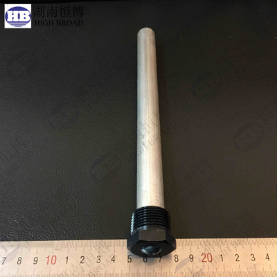 Extruded Magnesium Water Heater Anode Rod For Smart Water Heater With Hex Steel Head supplier
