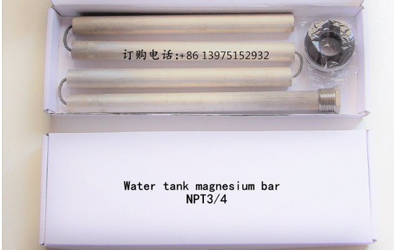 Boiler And Water Heater Anode Rod , Flexible Type Aluminum Zinc Anode Rod supplier
