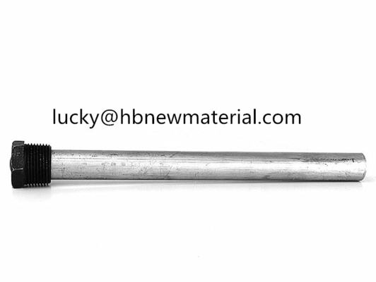 Magnesium Sacrificial Water Heater Anode Rod AZ31 Casting Metal Parts supplier