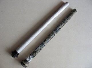 AZ31 AZ63 Magnesium Alloy Water Heater Anode Rod Bars For Galvanized Steel Caps NPT BSPT 3/4" supplier