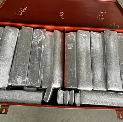 HB7264-96 Rectangular AlAg10% Silver Master Alloys For Aluminium Melting Additive supplier