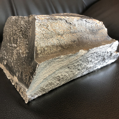 MgBa10 Magnesium Barium Master Alloy Ingots For Grain Refiners supplier