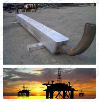 Aluminum Cathodic Protection Anodes For Offshore Construction Service ...